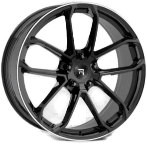 Rseries R14 Black Polish 11x22 5/112 ET40