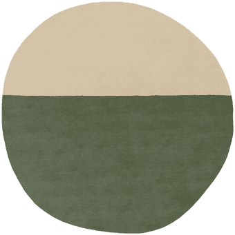 Nanimarquina Pearls Rug Green 150x148 cm