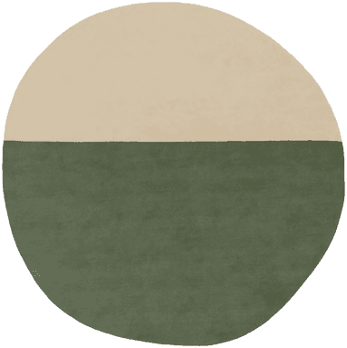 Nanimarquina Pearls Rug Green 200x197 cm