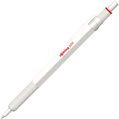 Rotring 600 Kulepenn White