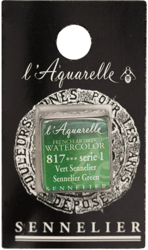 Sennelier l'Aquarelle Halvkopp Hooker's Green 809