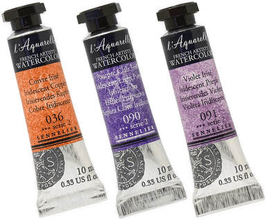 Sennelier l'Aquarelle Akvarellmaling 10 ml Iridescent Phthalo Blue