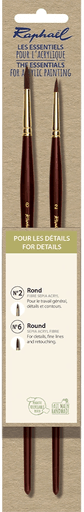 Raphaël Syntetpensler Akryl 2-sett