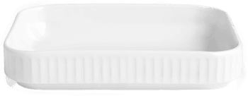 Pillivuyt Plissé tapesfat 18x12 cm