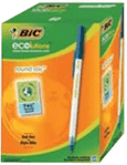 Bic ECOlutions round stic kulepenn blå 1 mm