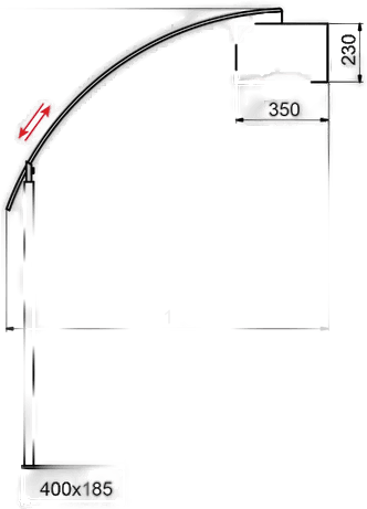 Aluminor Rainbow gulvlampe