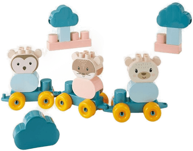 Abrick Animal Train Bear 28 pcs.