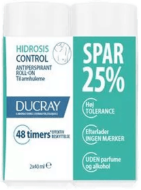 Ducray Hidrosis Roll-On 2 x 40 ml