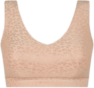 Chantelle Soft Stretch Padded V Neck Bra Beige