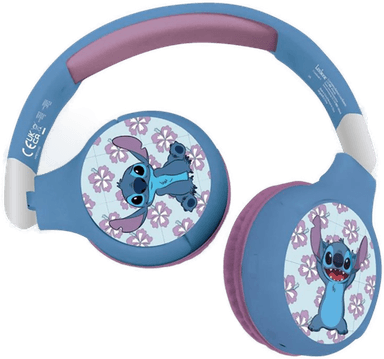 Lexibook Disney Stitch 2-i-1 Bluetooth-hodetelefoner
