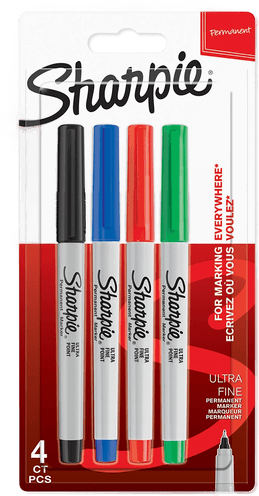 Sharpie Ultrafine Marker 4-pakke