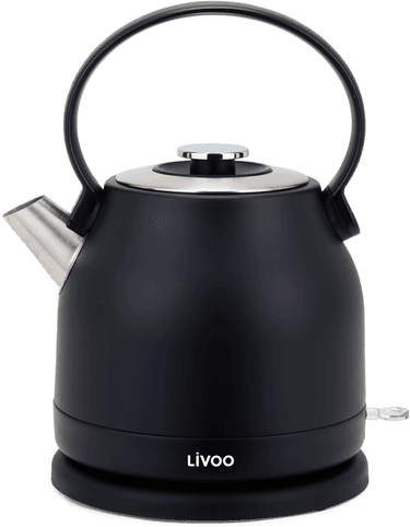 Livoo Retro Vannkoker 1,5l svart
