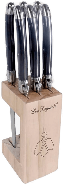 Lou Laguiole Grillkniver 6-pk