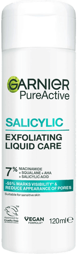 Garnier PureActive Salicylic Exfoliating Liquid Care - 120 ml