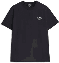 Apc Rue Madame T-Shirt Black/White