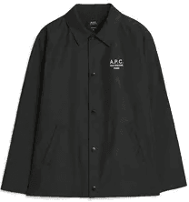 Apc Rue Madame Coach Jacket Black