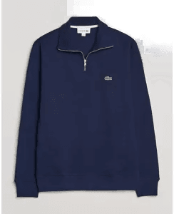 Lacoste Rib Interlock Half Zip