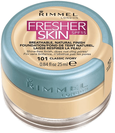 Rimmel Fresher Skin Foundation 101 Classic Ivory