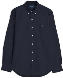 Ralph Lauren Slim Fit Oxford Skjorte Navy