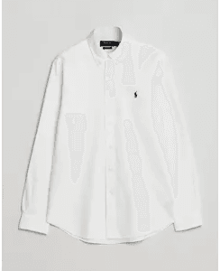 Ralph Lauren Custom Fit Oxford Skjorte Hvit