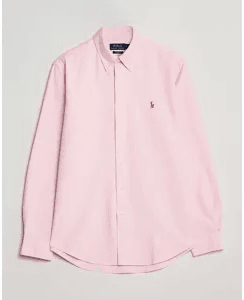 Ralph Lauren Custom Fit Oxford Shirt Pink