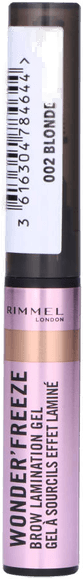Rimmel Wonder'Freeze Brow Lamination Gel 002 Blonde