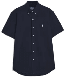 Ralph Lauren Featherweight Mesh Shirt Aviator Navy