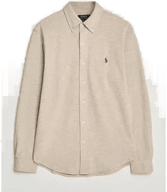 Ralph Lauren Featherweight Mesh Shirt Tuscan Beige