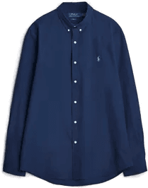 Ralph Lauren Slim Fit Poplin Shirt Newport Navy