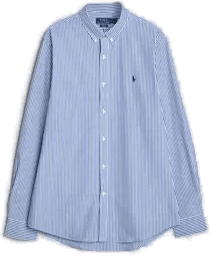 Ralph Lauren Slim Fit Poplin Shirt Blue/White