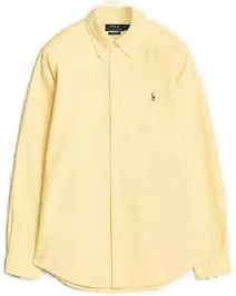 Ralph Lauren Custom Fit Oxford Shirt Yellow