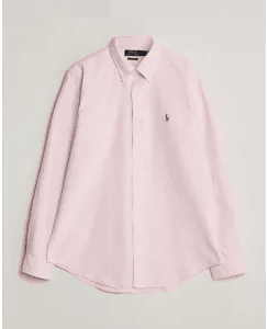 Ralph Lauren Custom Fit Oxford Skjorte Pink