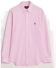 Ralph Lauren Featherweight Mesh Shirt Carmel Pink