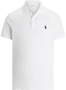 Ralph Lauren Tailored Fit Pique Hvit XXL