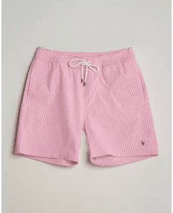 Ralph Lauren Polo Traveler Mid Trunk Seersucker Rose