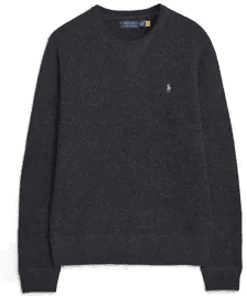 Ralph Lauren Polo Pullover Dark Granite Heather