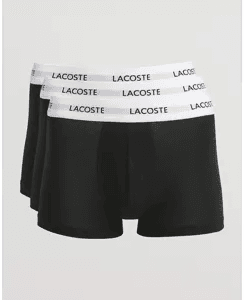 Lacoste Stretch Cotton Trunks 3-Pack