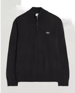 Lacoste Cotton Knitted Half Zip