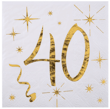 Santex Servietter 40 Gull - 20-pakning