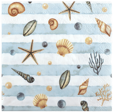 Santex Servietter Shellfish 20-pakning