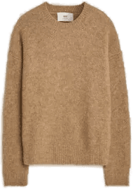 Amì Signature Alpaca Sweater Camel