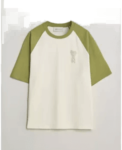 Amì Knitted Heart Logo T-Shirt