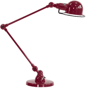 Jieldé Signal SI333 bordlampe burgunderrød