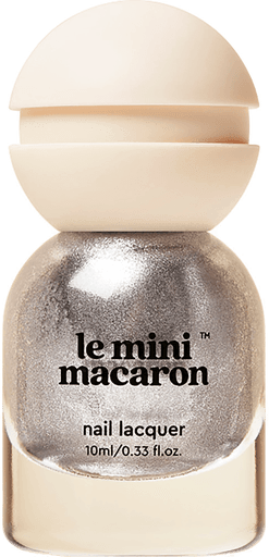 Le Mini Macaron Nail Polish Silver Glow