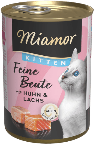 Miamor Feine Beute Kitten Kylling & Laks