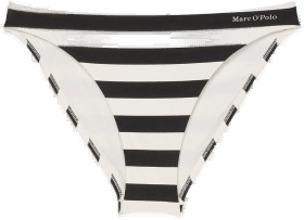 Marc O’Polo Stripe Bikini Brief Hvit/Svart