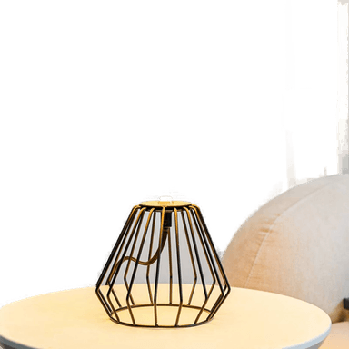 Pauleen Shiny Diamond bordlampe, grå, 32 cm