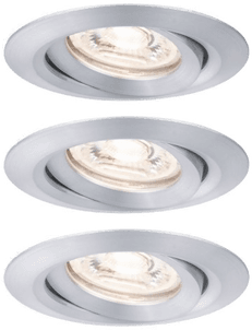 Paulmann 929.75 Rund Tak/Vegg Aluminium