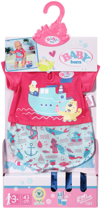 Baby Born Badepysjamas med Sko 43 cm