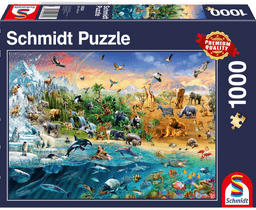 Adlibris Animal Kingdom Puslespill 1000 brikker